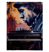Ticklin' the Piano Sherpa Blanket - Beyond T-shirts